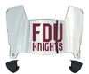 Fairleigh Dickinson Knights Mini Football Helmet Visor Shield w/ Clips - PICK VISOR & LOGO COLOR