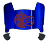 Fairleigh Dickinson Knights Mini Football Helmet Visor Shield w/ Clips - PICK VISOR & LOGO COLOR