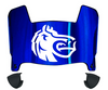 Fairleigh Dickinson Knights Mini Football Helmet Visor Shield w/ Clips - PICK VISOR & LOGO COLOR