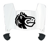 Fairleigh Dickinson Knights Mini Football Helmet Visor Shield w/ Clips - PICK VISOR & LOGO COLOR