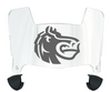 Fairleigh Dickinson Knights Mini Football Helmet Visor Shield w/ Clips - PICK VISOR & LOGO COLOR
