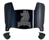 Fairleigh Dickinson Knights Mini Football Helmet Visor Shield w/ Clips - PICK VISOR & LOGO COLOR