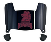 Fairleigh Dickinson Knights Mini Football Helmet Visor Shield w/ Clips - PICK VISOR & LOGO COLOR