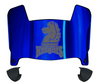 Fairleigh Dickinson Knights Mini Football Helmet Visor Shield w/ Clips - PICK VISOR & LOGO COLOR