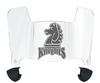 Fairleigh Dickinson Knights Mini Football Helmet Visor Shield w/ Clips - PICK VISOR & LOGO COLOR