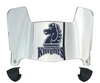 Fairleigh Dickinson Knights Mini Football Helmet Visor Shield w/ Clips - PICK VISOR & LOGO COLOR