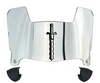 Fairleigh Dickinson Knights Mini Football Helmet Visor Shield w/ Clips - PICK VISOR & LOGO COLOR