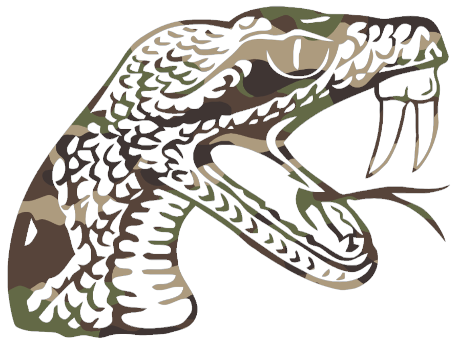 Florida A&M Rattlers Woodland Camo Camouflage Team Logo Premium DieCut Vinyl Decal PICK SIZE
