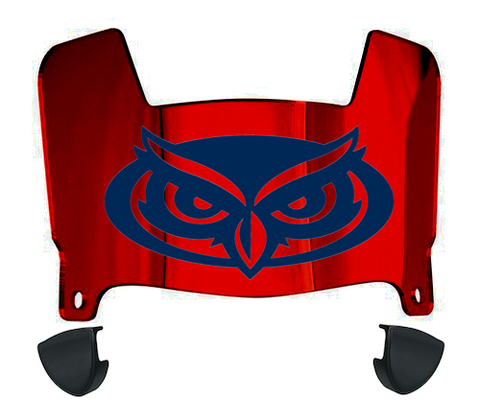 Florida Atlantic Owls Mini Football Helmet Visor Shield w/ Clips - PICK VISOR & LOGO COLOR