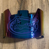 Florida Gators Full Size Football Helmet Visor Shield w/ Clips - PICK VISOR & LOGO COLOR