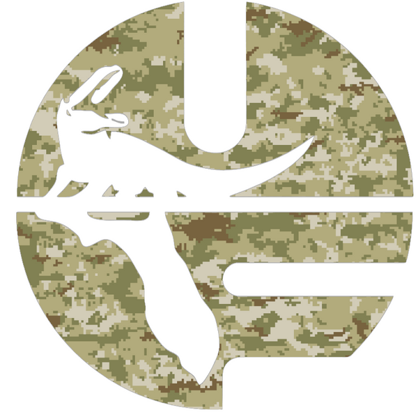 Florida Gators Retro Throwback Logo Salute to Service Camouflage Camo Vinyl Decal PICK SIZE