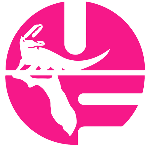 Florida Gators Hot Pink Retro Throwback Logo Premium DieCut Vinyl Decal PICK SIZE