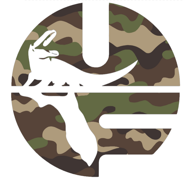 Florida Gators Woodland Camo Camouflage Retro Throwback Logo Premium DieCut Vinyl Decal PICK SIZE