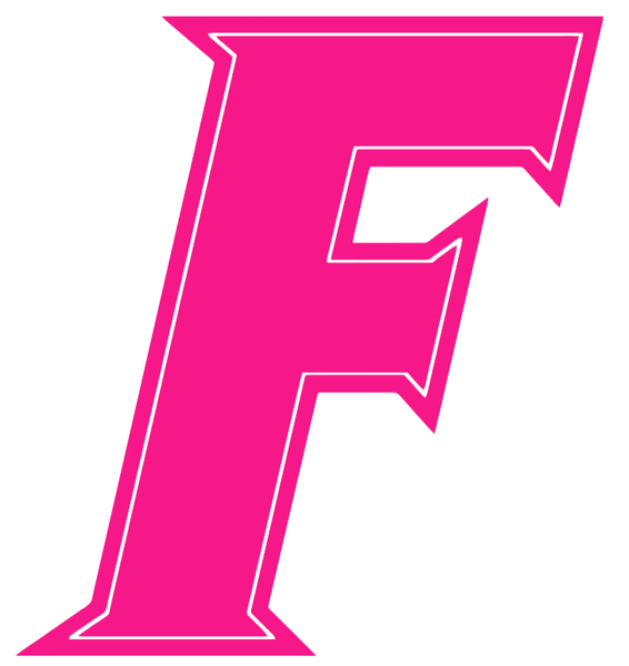 Florida Gators Hot Pink F Logo Premium DieCut Vinyl Decal PICK SIZE