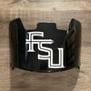 Florida State Seminoles Full Size Football Helmet Visor Shield w/ Clips - PICK VISOR & LOGO COLOR