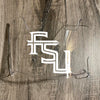 Florida State Seminoles Full Size Football Helmet Visor Shield w/ Clips - PICK VISOR & LOGO COLOR