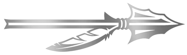 Florida State Seminoles SILVER CHROME MIRROR Spear Logo Premium DieCut Vinyl Decal PICK SIZE