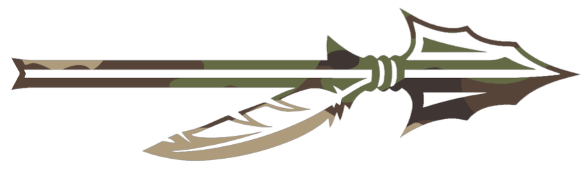 Florida State Seminoles Woodland Camo Camouflage Spear Logo Premium DieCut Vinyl Decal PICK SIZE