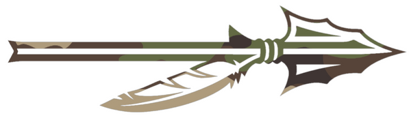 Florida State Seminoles Woodland Camo Camouflage Spear Logo Premium DieCut Vinyl Decal PICK SIZE
