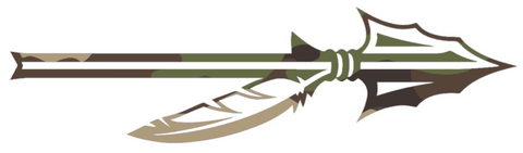 Florida State Seminoles Woodland Camo Camouflage Spear Logo Premium DieCut Vinyl Decal PICK SIZE