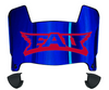 Florida Atlantic Owls Mini Football Helmet Visor Shield w/ Clips - PICK VISOR & LOGO COLOR