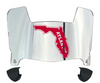 Florida Atlantic Owls Mini Football Helmet Visor Shield w/ Clips - PICK VISOR & LOGO COLOR