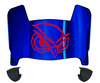 Florida Atlantic Owls Mini Football Helmet Visor Shield w/ Clips - PICK VISOR & LOGO COLOR
