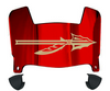 Florida State Seminoles Mini Football Helmet Visor Shield w/ Clips - PICK VISOR & LOGO COLOR
