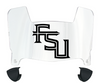 Florida State Seminoles Mini Football Helmet Visor Shield w/ Clips - PICK VISOR & LOGO COLOR