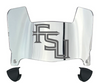 Florida State Seminoles Mini Football Helmet Visor Shield w/ Clips - PICK VISOR & LOGO COLOR