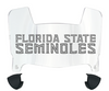 Florida State Seminoles Mini Football Helmet Visor Shield w/ Clips - PICK VISOR & LOGO COLOR