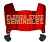 Florida State Seminoles Mini Football Helmet Visor Shield w/ Clips - PICK VISOR & LOGO COLOR