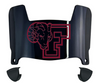 Fordham Rams Mini Football Helmet Visor Shield w/ Clips - PICK VISOR & LOGO COLOR