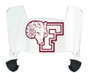 Fordham Rams Mini Football Helmet Visor Shield w/ Clips - PICK VISOR & LOGO COLOR