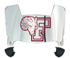 Fordham Rams Mini Football Helmet Visor Shield w/ Clips - PICK VISOR & LOGO COLOR