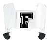Fordham Rams Mini Football Helmet Visor Shield w/ Clips - PICK VISOR & LOGO COLOR