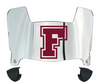 Fordham Rams Mini Football Helmet Visor Shield w/ Clips - PICK VISOR & LOGO COLOR