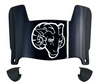 Fordham Rams Mini Football Helmet Visor Shield w/ Clips - PICK VISOR & LOGO COLOR