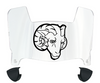 Fordham Rams Mini Football Helmet Visor Shield w/ Clips - PICK VISOR & LOGO COLOR