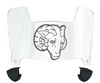Fordham Rams Mini Football Helmet Visor Shield w/ Clips - PICK VISOR & LOGO COLOR
