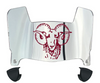 Fordham Rams Mini Football Helmet Visor Shield w/ Clips - PICK VISOR & LOGO COLOR