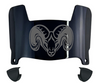 Fordham Rams Mini Football Helmet Visor Shield w/ Clips - PICK VISOR & LOGO COLOR