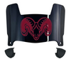 Fordham Rams Mini Football Helmet Visor Shield w/ Clips - PICK VISOR & LOGO COLOR