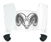 Fordham Rams Mini Football Helmet Visor Shield w/ Clips - PICK VISOR & LOGO COLOR
