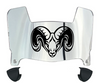 Fordham Rams Mini Football Helmet Visor Shield w/ Clips - PICK VISOR & LOGO COLOR
