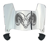 Fordham Rams Mini Football Helmet Visor Shield w/ Clips - PICK VISOR & LOGO COLOR