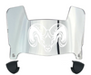 Fordham Rams Mini Football Helmet Visor Shield w/ Clips - PICK VISOR & LOGO COLOR