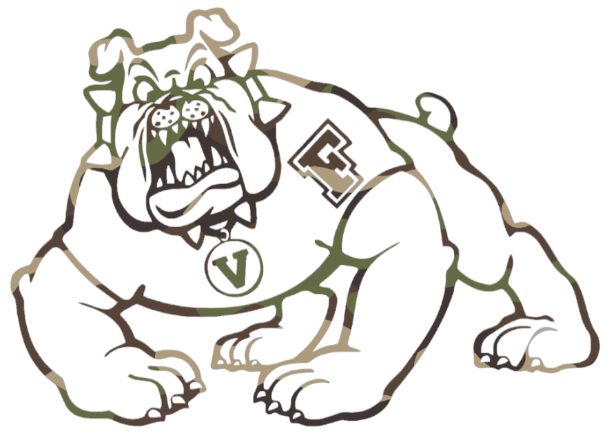 Fresno State Bulldogs Woodland Camo Camouflage Team Logo Premium DieCut Vinyl Decal PICK SIZE