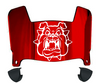 Fresno State Bulldogs Mini Football Helmet Visor Shield w/ Clips - PICK VISOR & LOGO COLOR