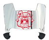 Fresno State Bulldogs Mini Football Helmet Visor Shield w/ Clips - PICK VISOR & LOGO COLOR